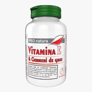 Витамин Е и зародыши пшеницы, 90 капсул, Pro Natura