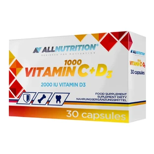 Allnutrition Витамин C 1000+D3 30 капсул