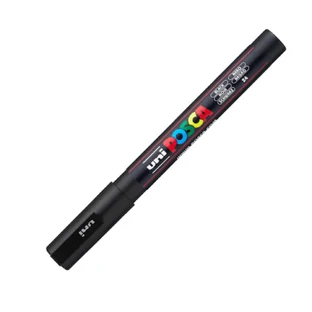 Маркер акриловый PC-3M Fine, черный 24, Posca