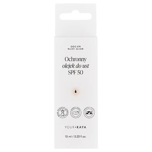 Your KAYA, захисна олія для губ, SPF 50, оголене сяйво, 10 мл