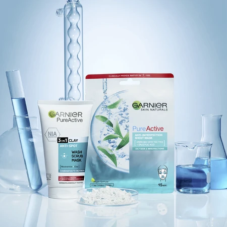 Garnier Skin Naturals Чистий очищувальний скраб 3 в 1, 150 мл: ціни та характеристики