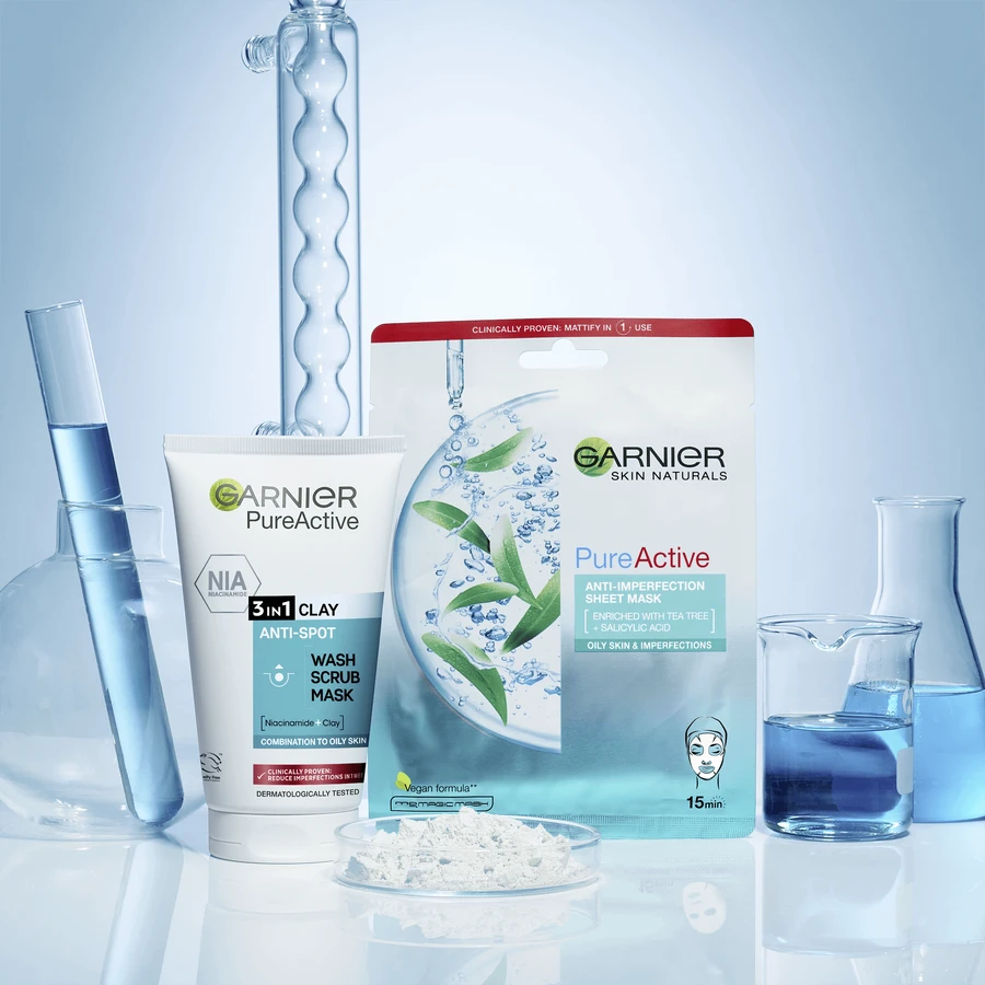 Garnier Skin Naturals Чистий очищувальний скраб 3 в 1, 150 мл: ціни та характеристики
