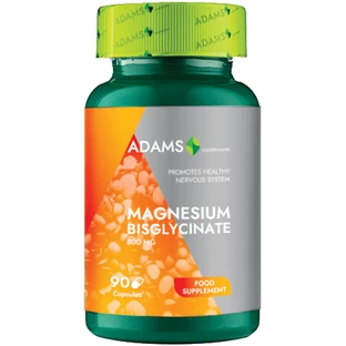Бисглицинат магния, 800 мг, 90 капсул, Adams Supplements