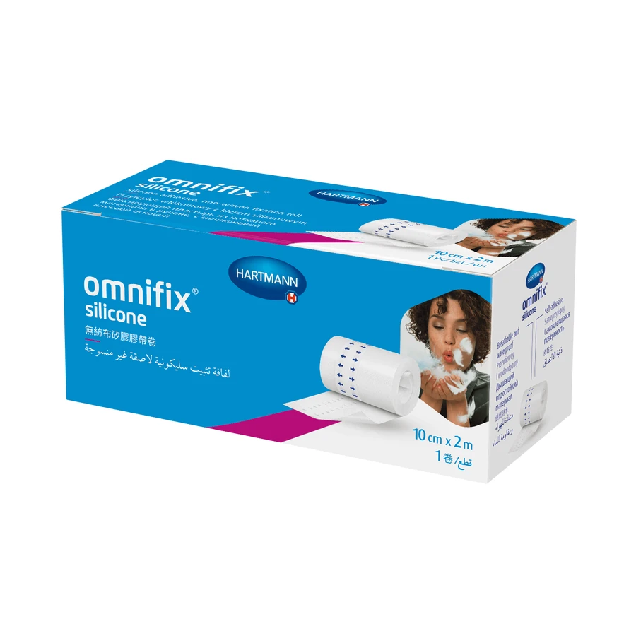 Omnifix Silicone, нетканый силиконовый клей, водонепроницаемый, 10 см x 2 м, 1 шт.: цены и характеристики