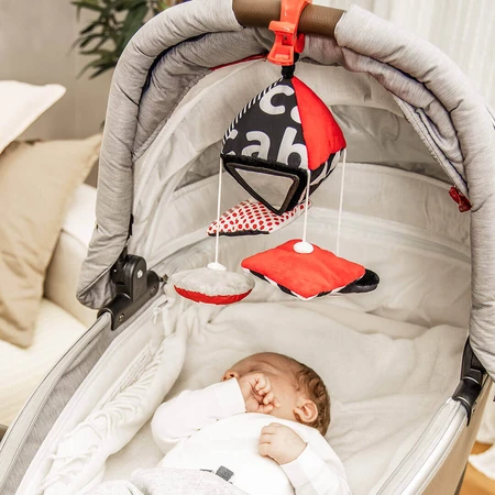 Canpol Babies, контрастная карусель для коляски, сенсорные игрушки, с рождения, 1 шт.: цены и характеристики