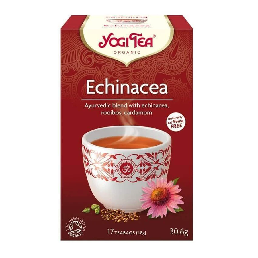 Чай з ехінацеї, 17 пакетиків, Yogi Tea: ціни та характеристики