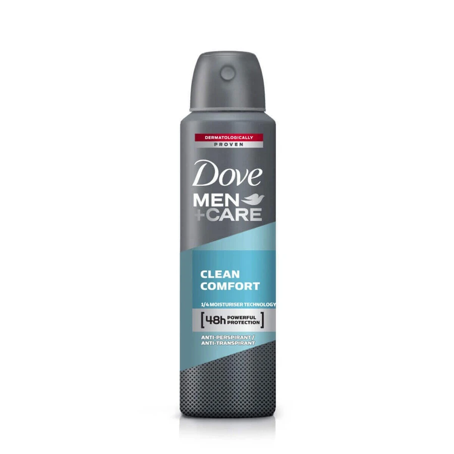 Dove Men+Care Clean Comfort Антиперспирант-спрей 150 мл: цены и характеристики