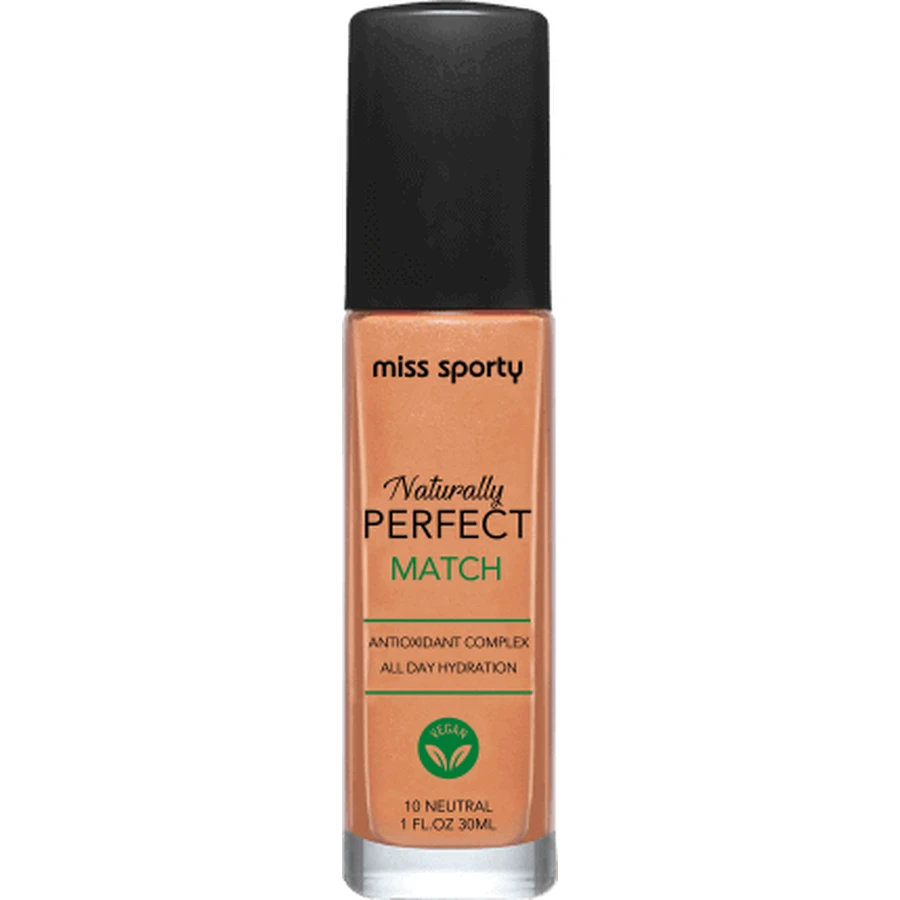 Miss Sporty Naturally Perfect Match Foundation 10 Neutrals, 1 шт.: цены и характеристики