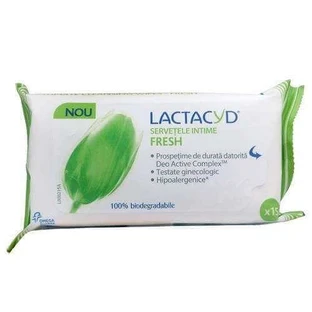 Свежие интимные салфетки Lactacyd, 15 штук, Perrigo