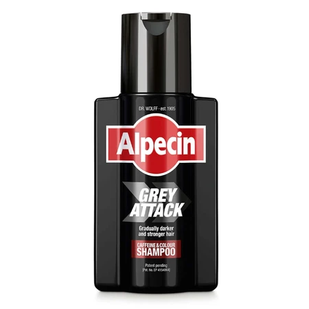 Alpecin Grey Attack Caffeine & Colour, кольоровий шампунь, 200 мл: ціни та характеристики