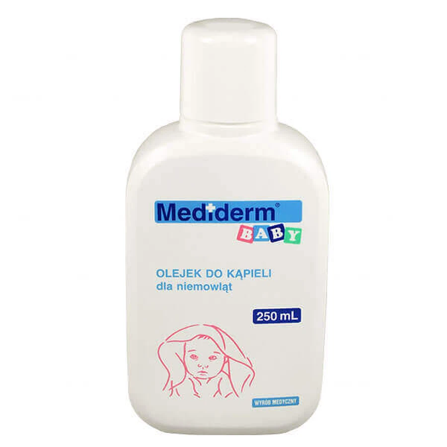 Mediderm Baby, масло для купания младенцев, 250 мл: цены и характеристики