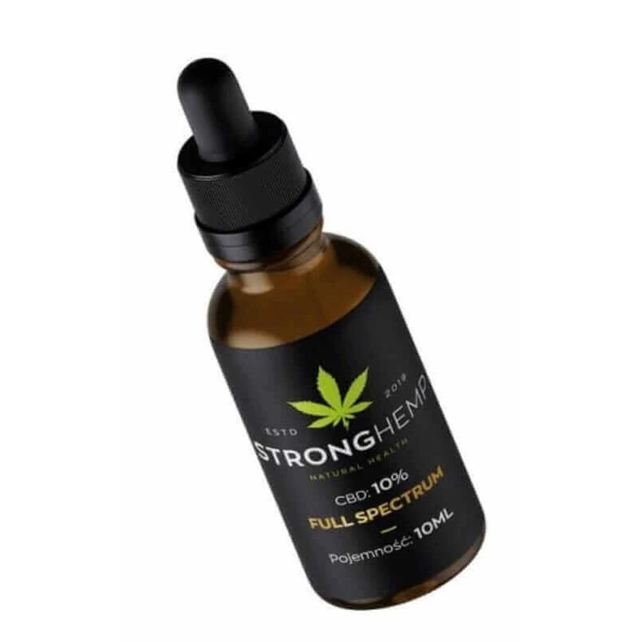 CBD 10% премиальное конопляное масло 10 мл Strong Hemp: цены и характеристики