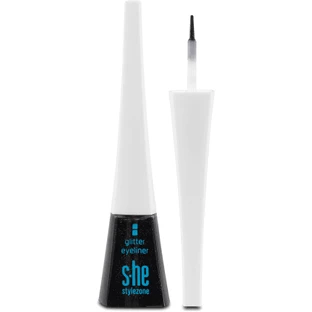 Підводка для очей S-he color&style Glitzer Glitter Liquid Eyeliner 161/001, 1 шт.