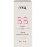 BB-крем с SPF15 светлого оттенка для нормальной сухой кожи, 50 мл, Ziaja