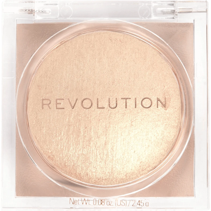 Revolution Beam Bright Bronze Baddie, компактний пудровий хайлайтер 2,45 г: ціни та характеристики