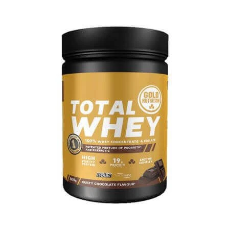 Протеиновый порошок Total Whey с шоколадным вкусом, 800 г, Gold Nutrition: цены и характеристики