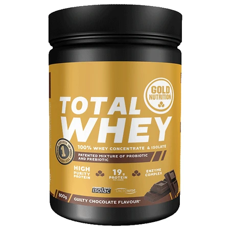 Протеиновый порошок Total Whey с шоколадным вкусом, 800 г, Gold Nutrition: цены и характеристики