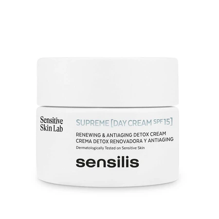 Набір Sensilis Supreme Renewing&Detox, денний крем, SPF15, 50 мл + крем для повік, 25 мл: ціни та характеристики
