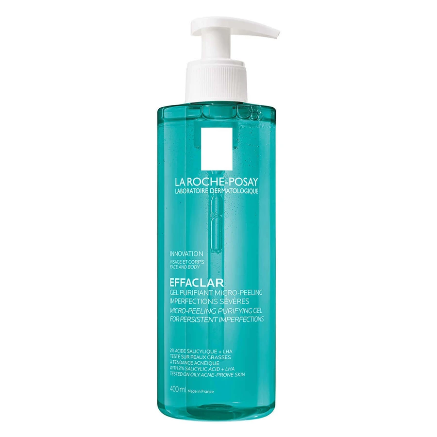 La Roche Posay Effaclar, Мікророзгладжуючий очищуючий засіб для обличчя та тіла, 400 мл: ціни та характеристики
