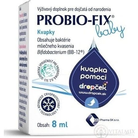 ПРОБІО-ФІКС дитячий 1×8 мл, краплі: ціни та характеристики