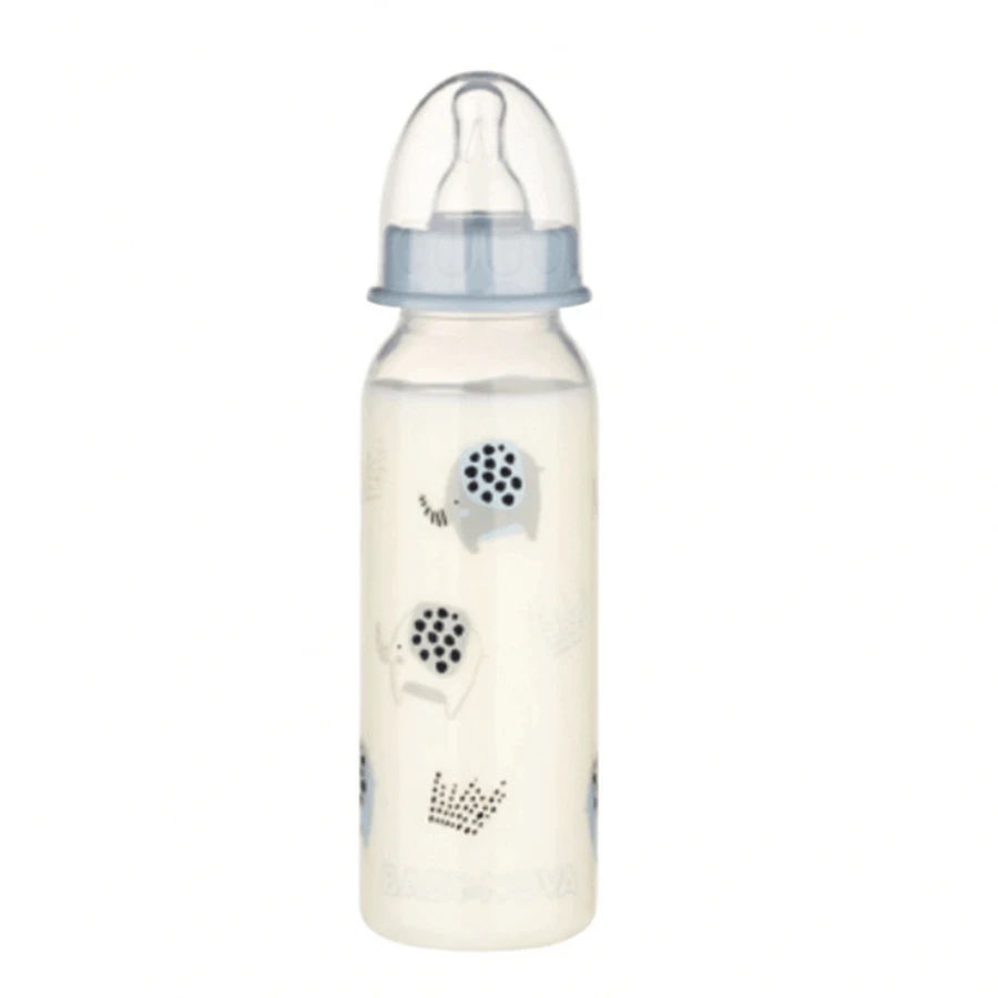 Детская бутылочка PP BPA free, 240 мл, круглая соска, средняя, Babynova: цены и характеристики