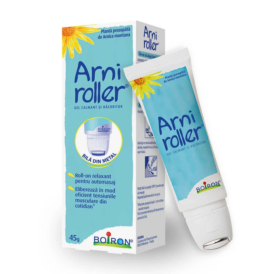 Успокаивающий и освежающий гель Arniroller, 45 г, Boiron: цены и характеристики