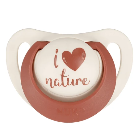NUK For Nature, пустушка, силіконова, анатомічна, червона, 6-18 місяців, 2 шт.: ціни та характеристики