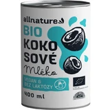 Органічне кокосове молоко Allnature 400 мл