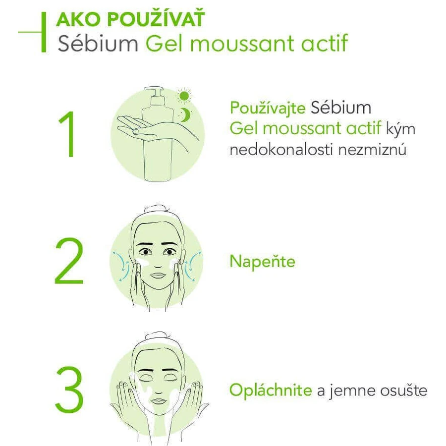 Bioderma Sébium Gel moussant actif осветляющий гель для жирной кожи и акне 200 мл: цены и характеристики