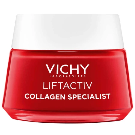 Набір Vichy Liftactiv Collagen Specialist, крем проти зморшок, 50 мл + нічний крем, 50 мл + косметичка безкоштовно: ціни та характеристики