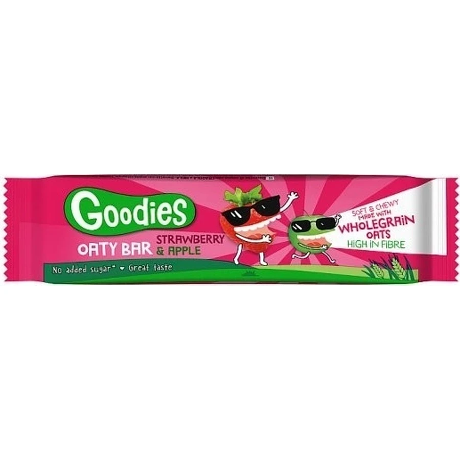 Овсяный батончик Goodies клубника и яблоко 1×23 г, овсяный батончик: цены и характеристики