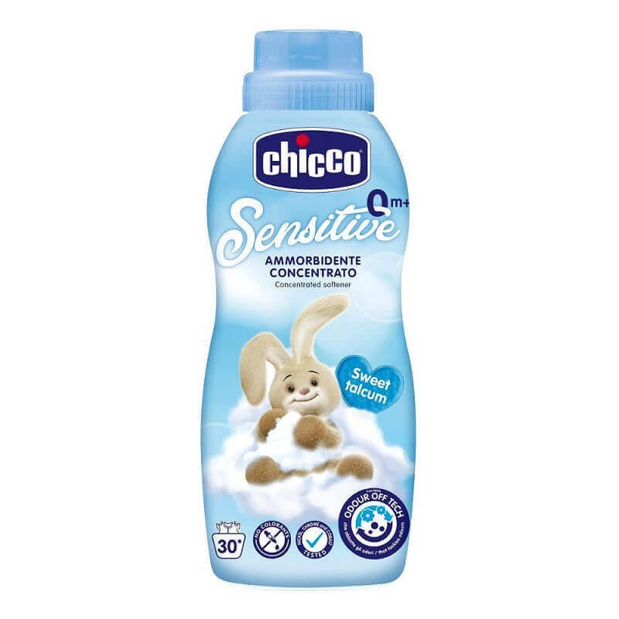 Кондиціонер для білизни Chicco Sensitive Sweet Talcum пом'якшувач тканин, 750 мл: ціни та характеристики