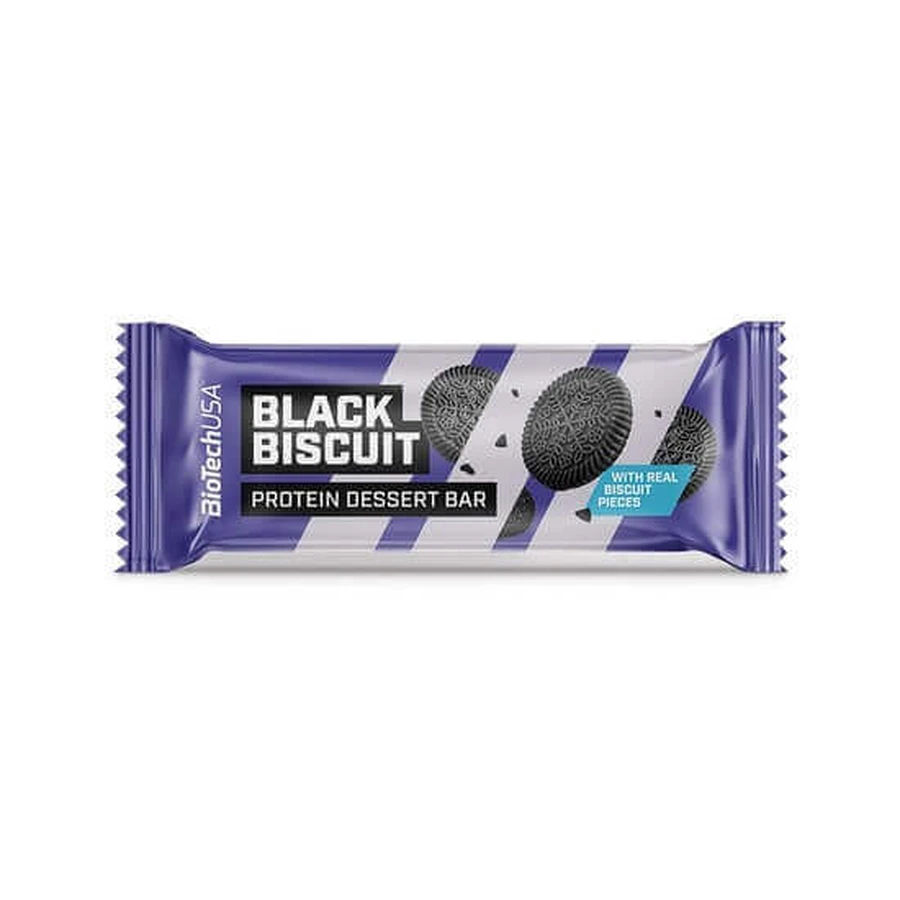 Протеїновий батончик Black Biscuit, 50 гр, BioTech USA: ціни та характеристики