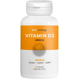 MOVit Energy Vitamin D3 2000 I.U. 50 mcg 90 твердых капсул