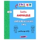 Книга для занятий 2в1 Изучаем животных, +3 года, Amona