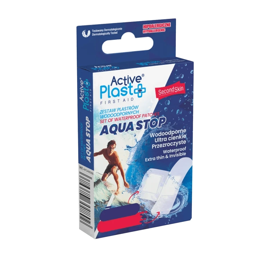 ActivePlast First Aid Aqua Stop, водостойкие пластыри, Mix, 10 шт.: цены и характеристики