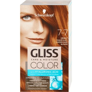 Краска для волос Schwarzkopf Gliss Colour 7-7, темно-русый, 1 шт.