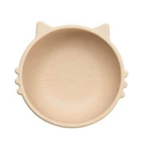 Силіконова миска Kitty I, 6 місяців+, бульбашка бежева, Appekids