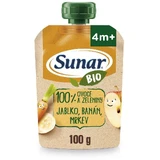 Sunar Organic фруктова капсула яблуко, банан, морква 4м+ 100 г