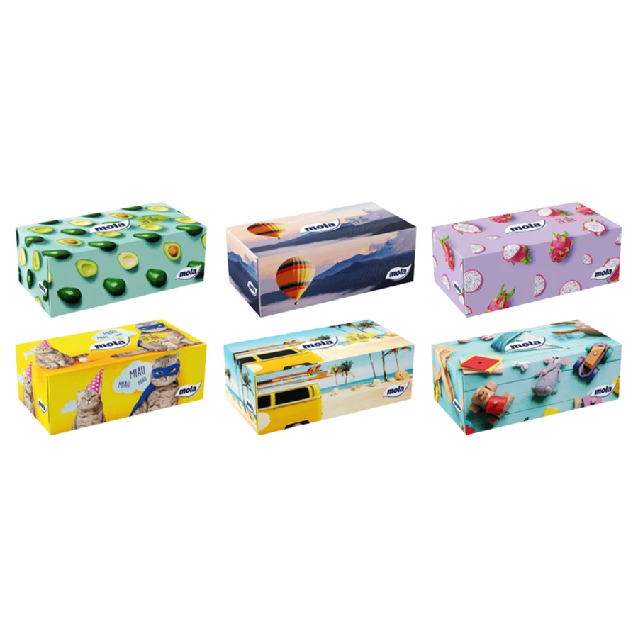 Mola Flatbox, серветки, коробка, 150 штук: ціни та характеристики