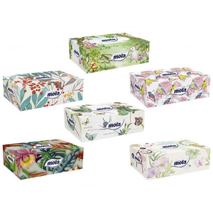Mola Flatbox, серветки, коробка, 150 штук: ціни та характеристики