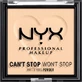 Nyx Professional MakeUp Pudr Can't Stop Won't Stop Mattifying 2 Light, 6 г.