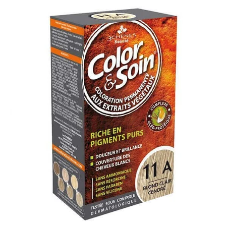 Color&Soin, восковой краситель, 11A, пепельно-песочный блондин, 135 мл: цены и характеристики