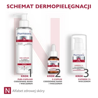 Pharmaceris N Capinon K 1%, крем для ущільнення капілярів з вітаміном К, 30 мл