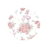 Простирадло бавовняне на гумці для дитячого ліжечка, 120x60 см, Poenie Pink, MimiNu