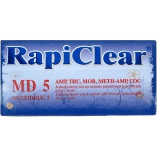 Тест на наркотики RapiClear MD 5 IVD для самодіагностики