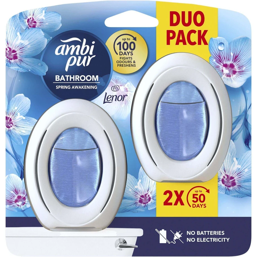 Освіжувач повітря Ambipur Bathroom Spring Awakening, 2 x 7,5 мл: ціни та характеристики