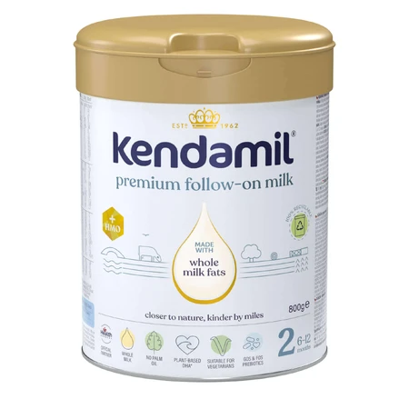 Суха молочна суміш Kendamil Premium 2 HMO+ для дітей з 6 місяців, 800 г: ціни та характеристики