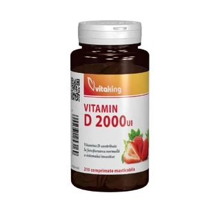 Витамин D 2000 МЕ, 210 жевательных таблеток, VItaking