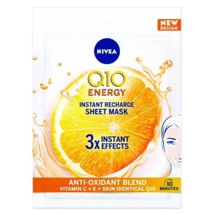 Энергетическая маска-салфетка Q10, 1 штука, Nivea